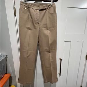 ST JOHN SPORT by MARIE GRAY Tan Khaki Pants